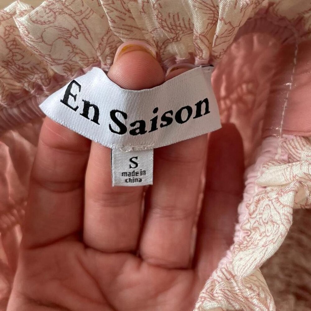 En Saison Geraldine Maxi Dress in Natural Pink | Women’s Size Small - Picture 6 of 6